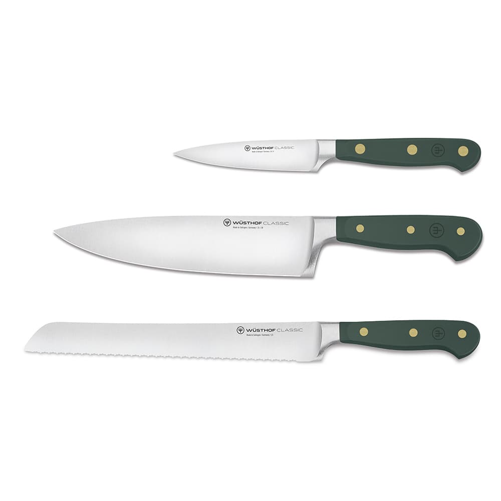 Wüsthof Classic Colour 3 Piece Set Classic Fresh Rosemary (1121760303)