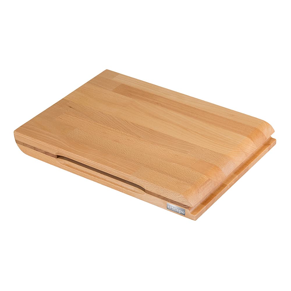 Artelegno Torino Cutting Board with Magnetic Knife Holder Slot - Small