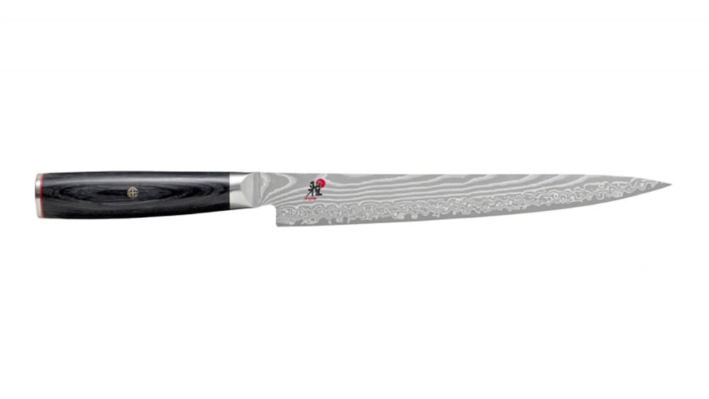 Miyabi Raw 5000FCD sujihiki fillet knife 24 cm Damaskus-black