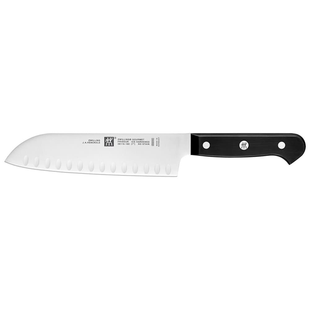 Zwilling Zwilling Gourmet santoku knife 18 cm Black-stainless steel