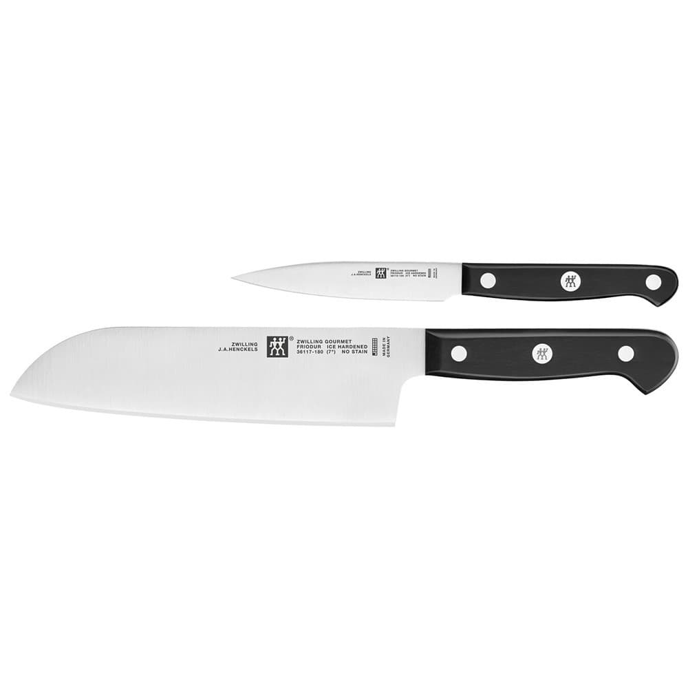 Zwilling Zwilling Gourmet knife set 2 pieces Black-stainless steel