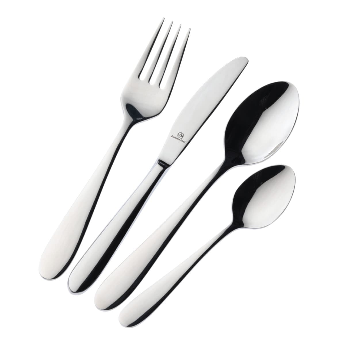 Grunwerg Windsor 18/10 4 Piece Child's Cutlery Set