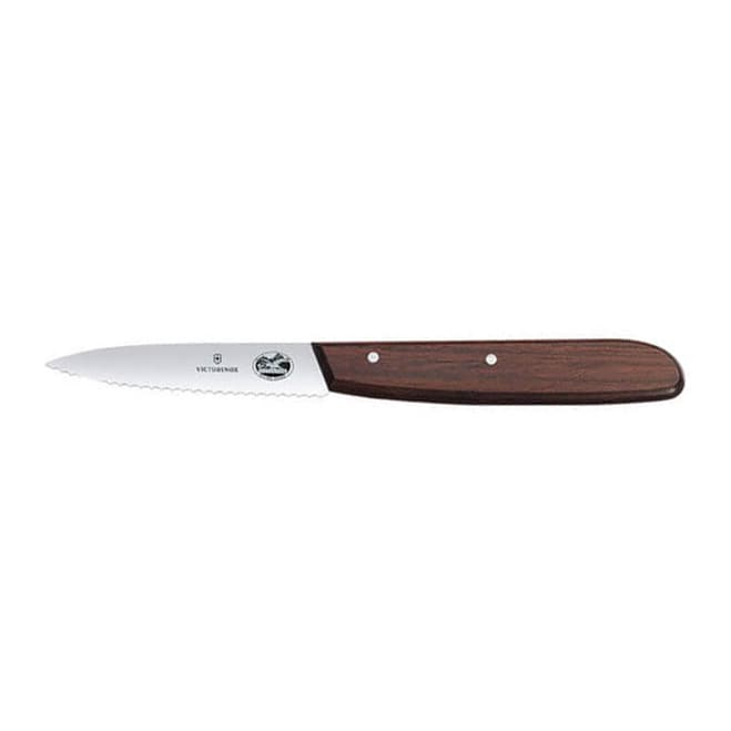 Victorinox Wood 8cm Serrated Paring Knife (53030)