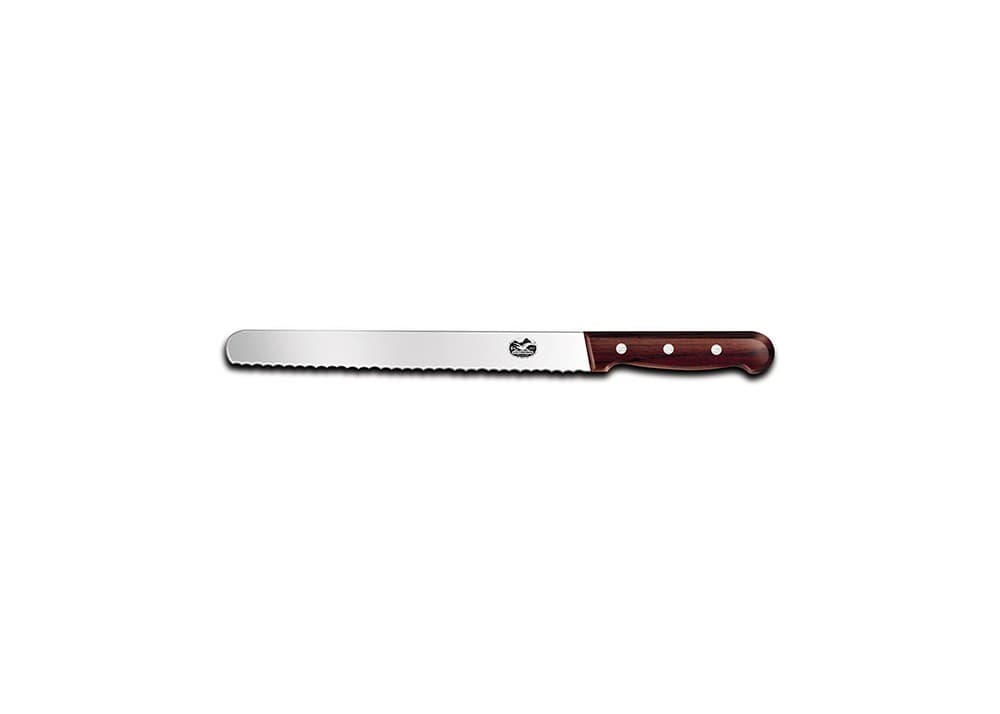 Victorinox Wood 36cm Slicing Knife with Rounded Tip & Serrated Edge (5423036)
