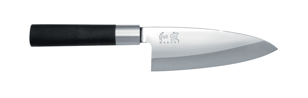 Kai Shun Wasabi Black 15cm Deba Knife (KAI-6715D)