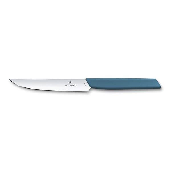 Victorinox Swiss Modern 12cm Steak Knife with Straight Edge Cornflower (69006122)