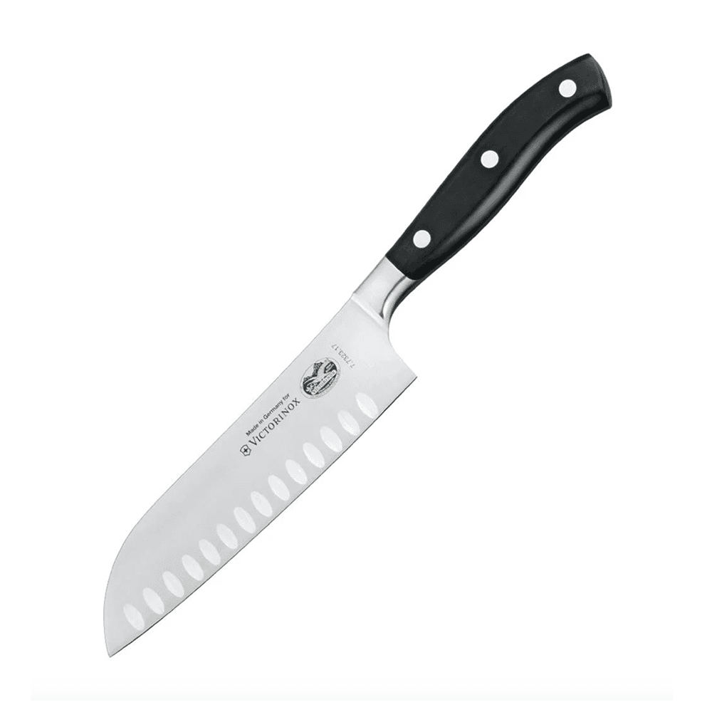 Victorinox Fully Forged 17cm Santoku Knife with Fluted Blade (7732317G)