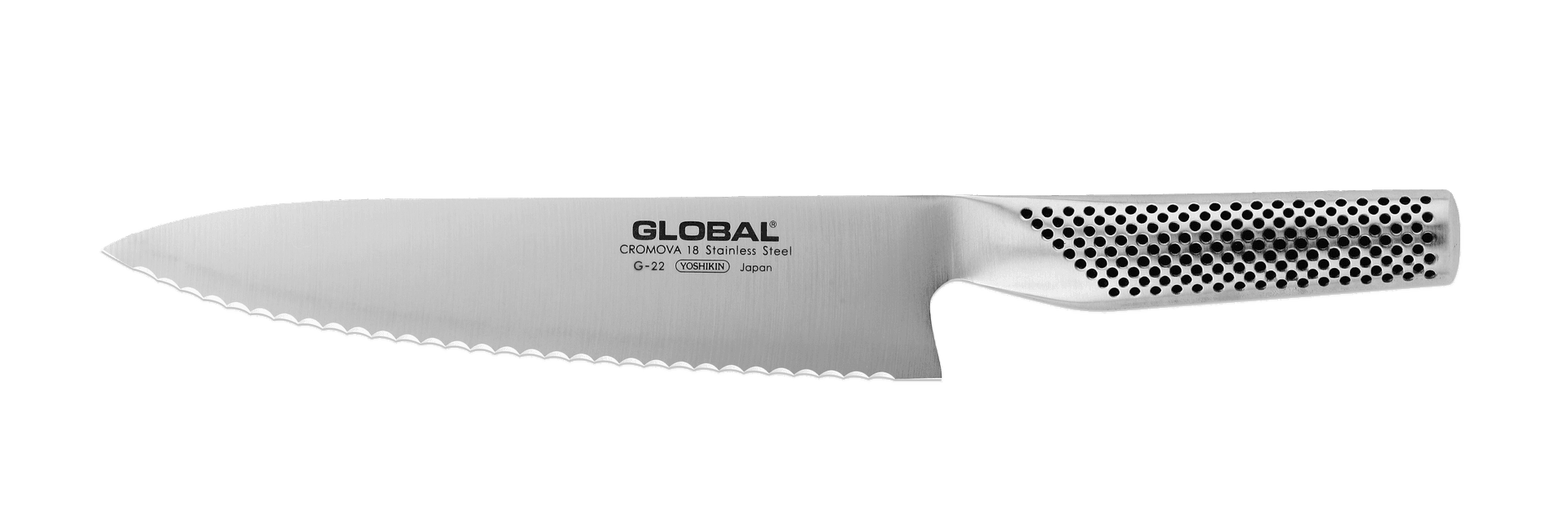 Global G22 - 20cm Scalloped Blade Bread Knife (G-22)