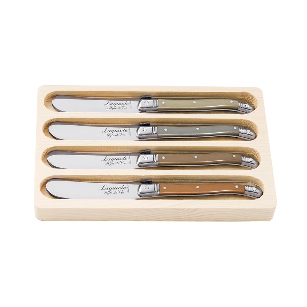 Laguiole Style De Vie Premium Butter Knives 4 Piece Set Treasure