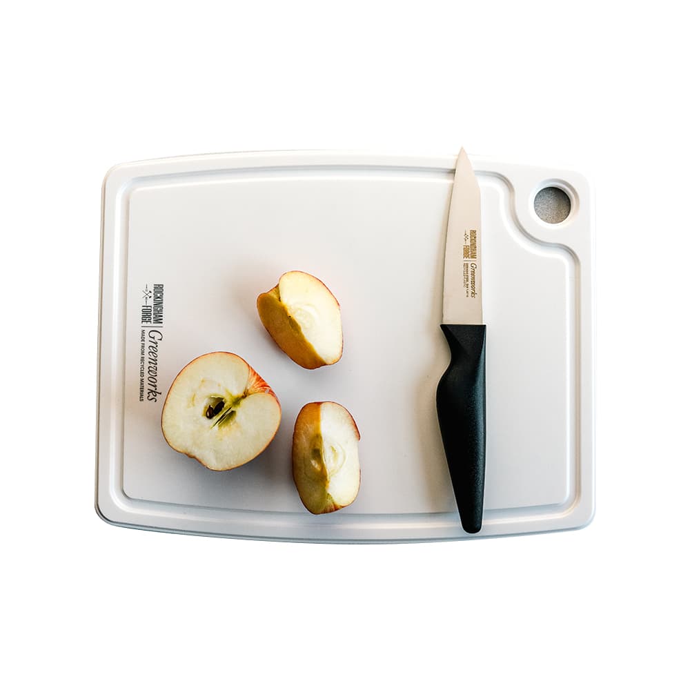 Rockingham Forge Greenworks Recycled Plastic Chopping Board 30x25cm White