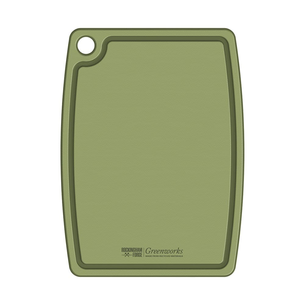 Rockingham Forge Greenworks Recycled Plastic Chopping Board 37x28cm Green