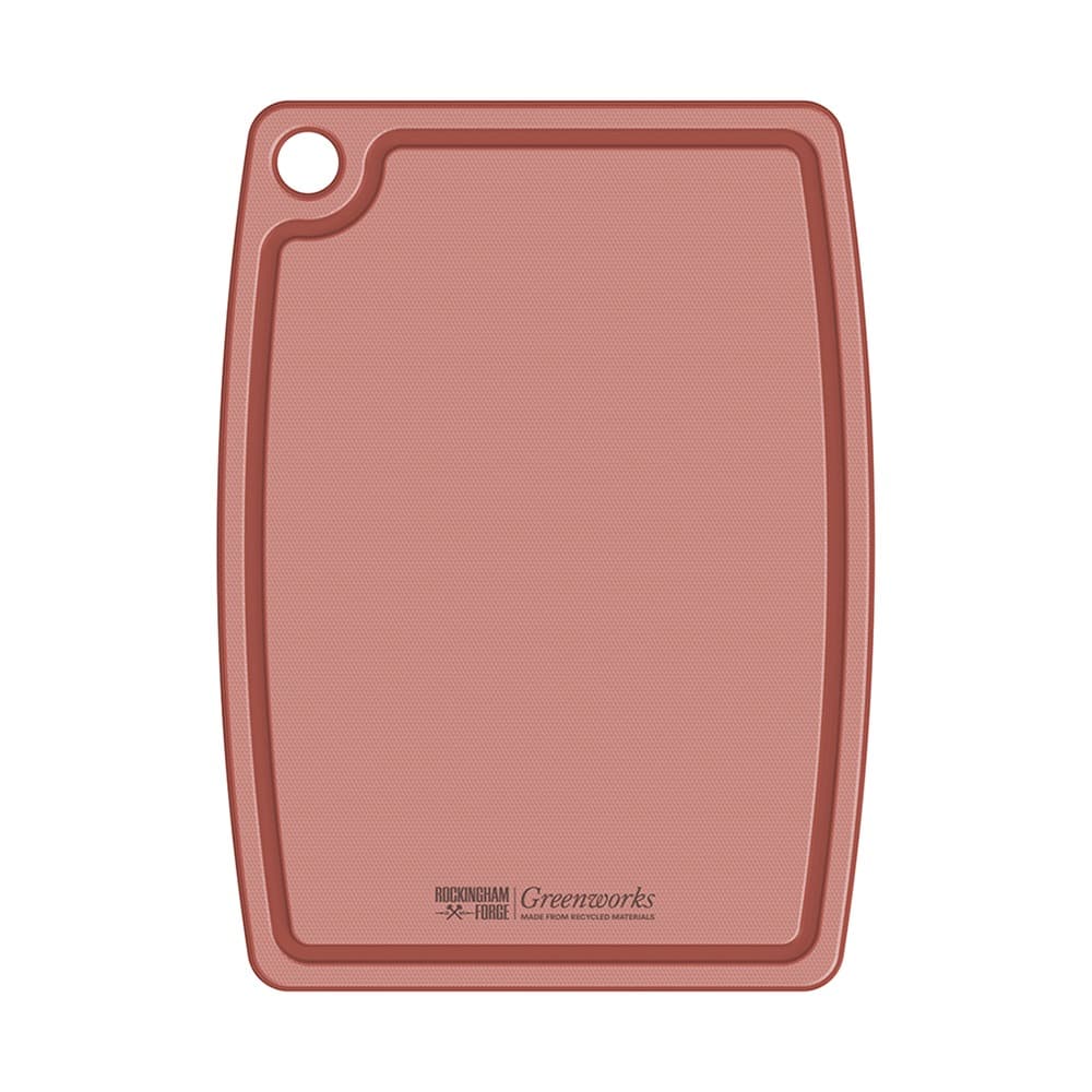 Rockingham Forge Greenworks Recycled Plastic Chopping Board 37x28cm Red