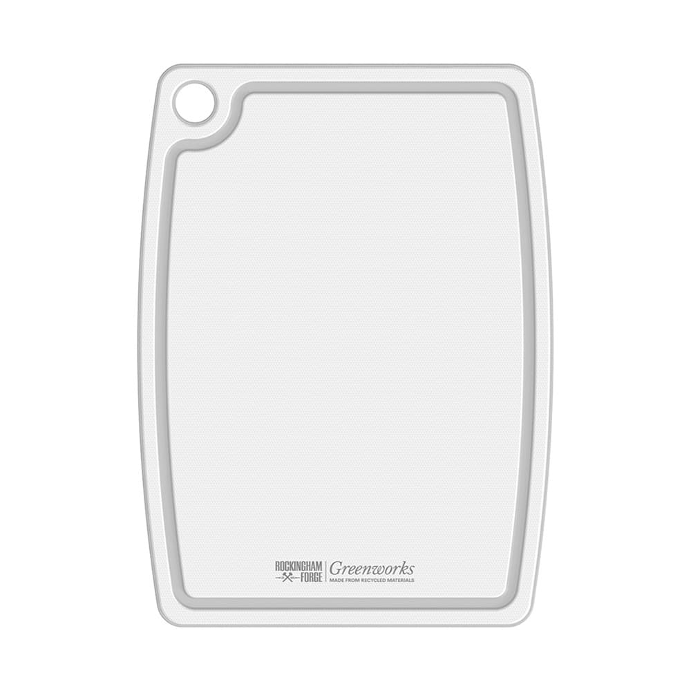 Rockingham Forge Greenworks Recycled Plastic Chopping Board 37x28cm White