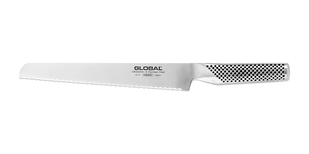 Global G9- 21.5cm Serrated Blade Bread Knife (G-9)