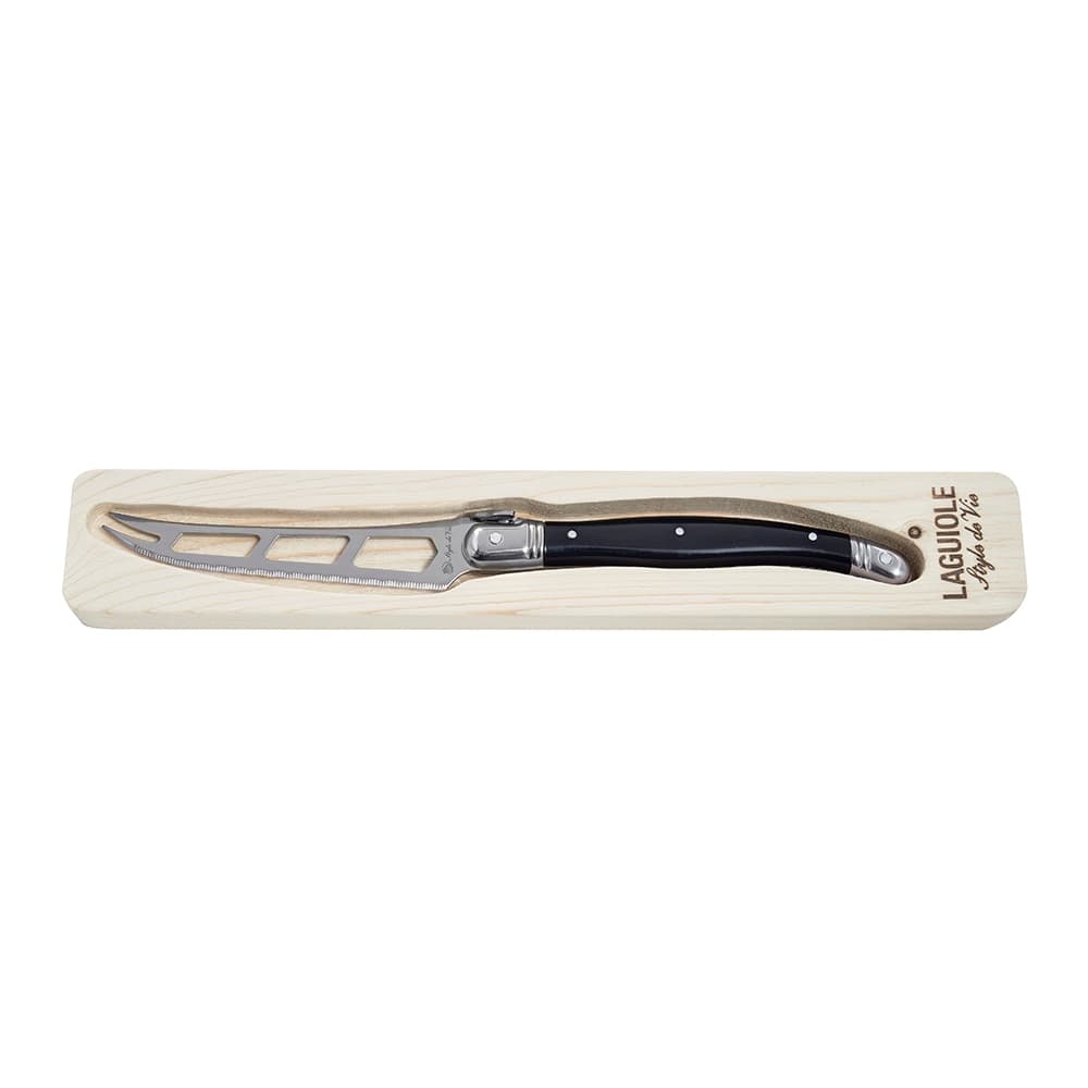 Laguiole Style De Vie Premium Cheese Knife Black