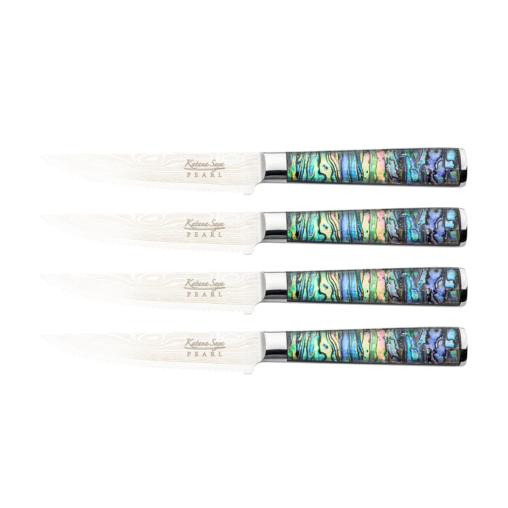 Katana Pearl 4 Piece Steak Knife Set