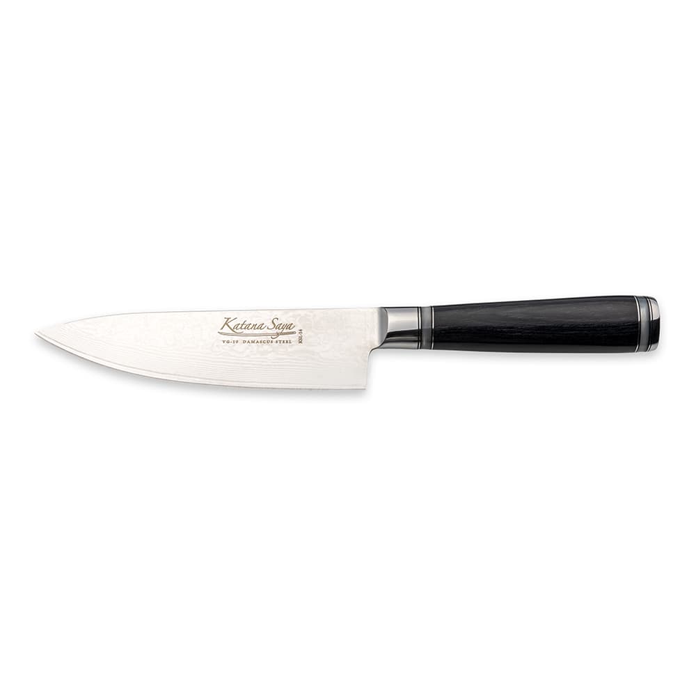 Katana Saya Pakkawood Chefs Knife 15cm