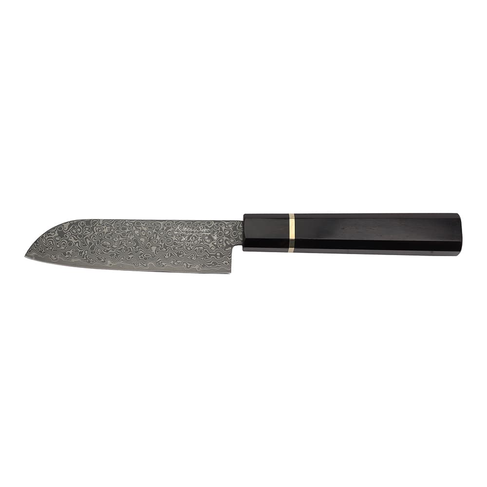 Katana Saya Smoke Santoku Knife 12cm (KSM-01)