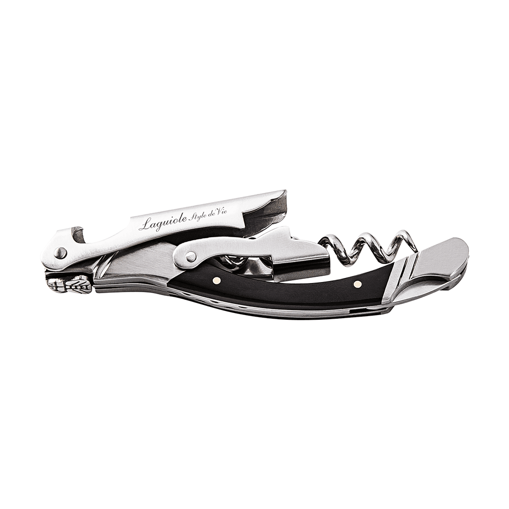 Laguiole Style De Vie Luxury Corkscrew Black Pakka Wood