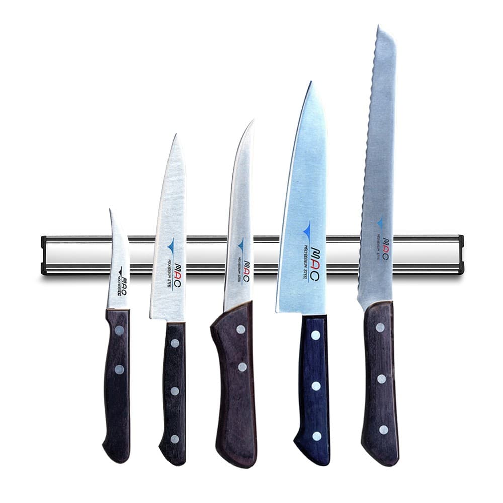 Mac Chef Series 6 Piece Magnetic Knife Rack Set (MAC8BNDL)