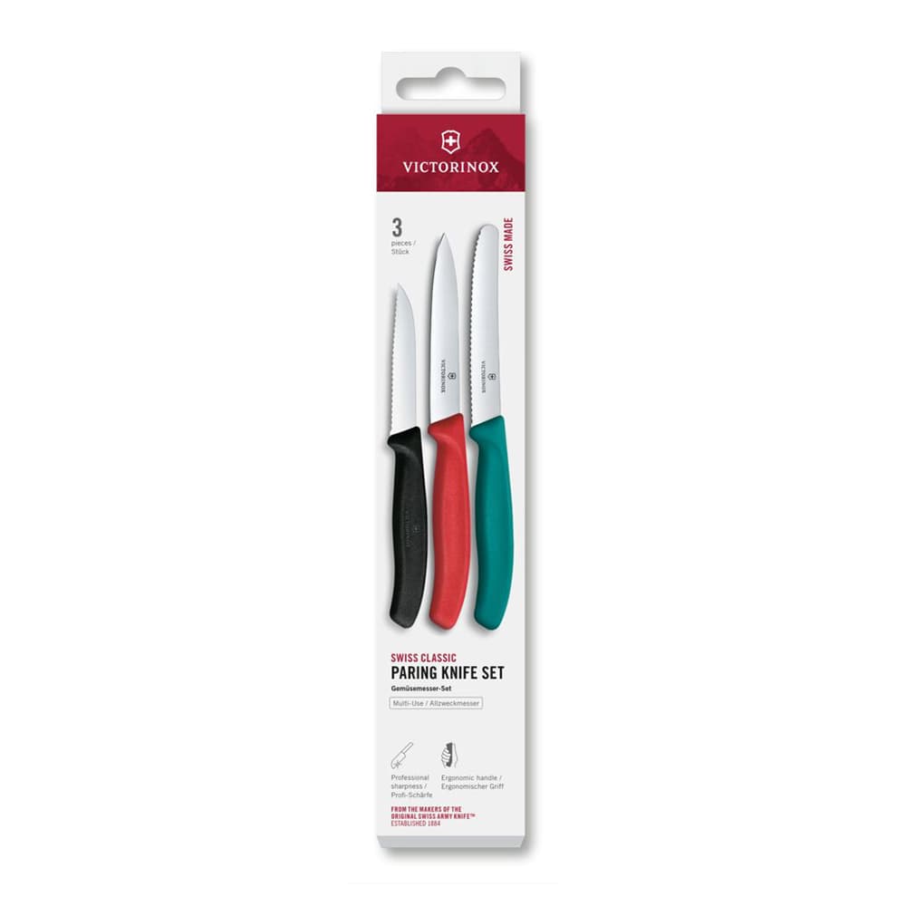 Victorinox Swiss Classic Paring Knife 3 Piece Set - Multicolour