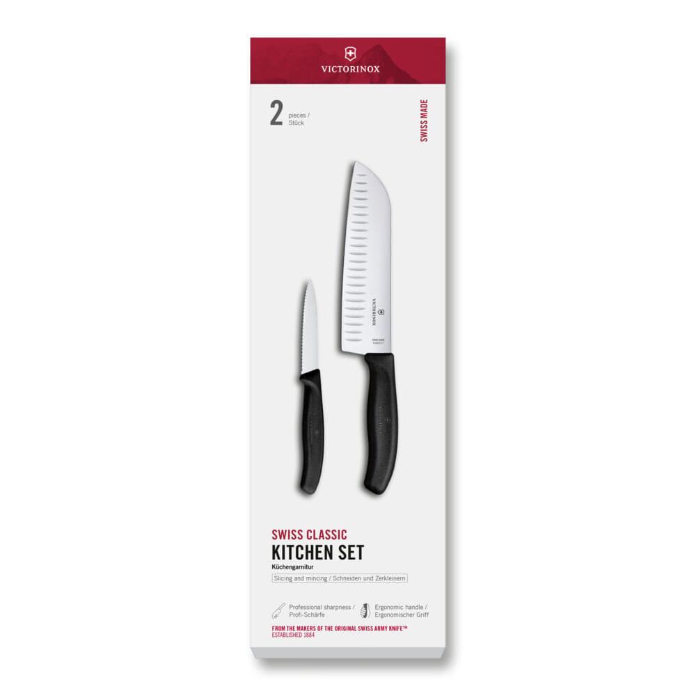 Victorinox Swiss Classic Kitchen 2 Piece Set - Black