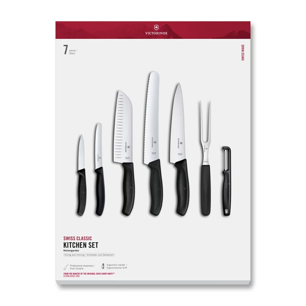 Victorinox Swiss Classic 7 Piece Kitchen Set - Black
