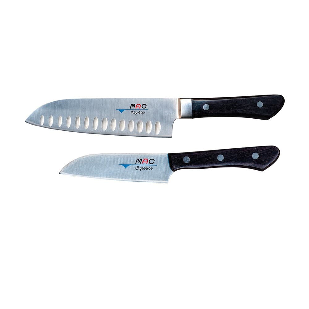 MAC Superior Series 2 Piece Santoku Knife Set (MSK-201)