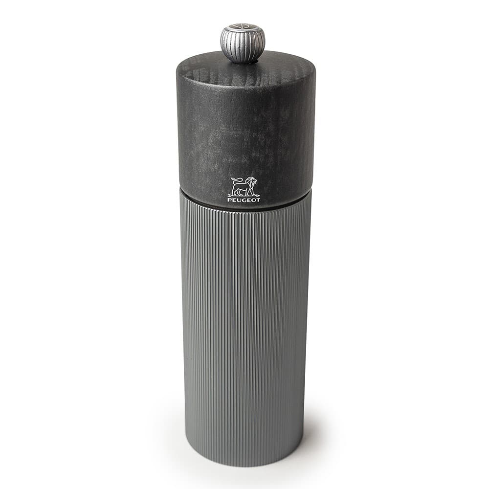 Peugeot Line Dark salt mill 18 cm Wood-aluminum
