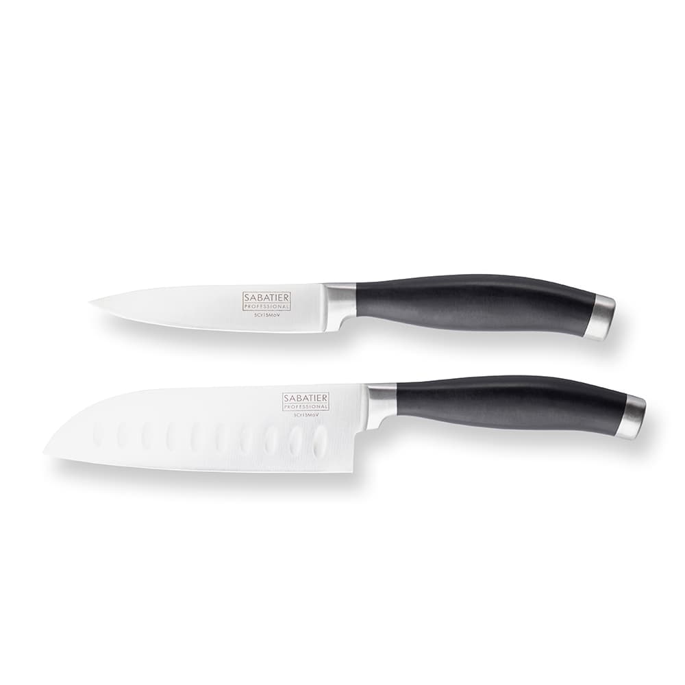 Sabatier Professional 801 Series 2 Piece Kitchen Knife Set - Santoku & Paring Knife (SAB801BS2)