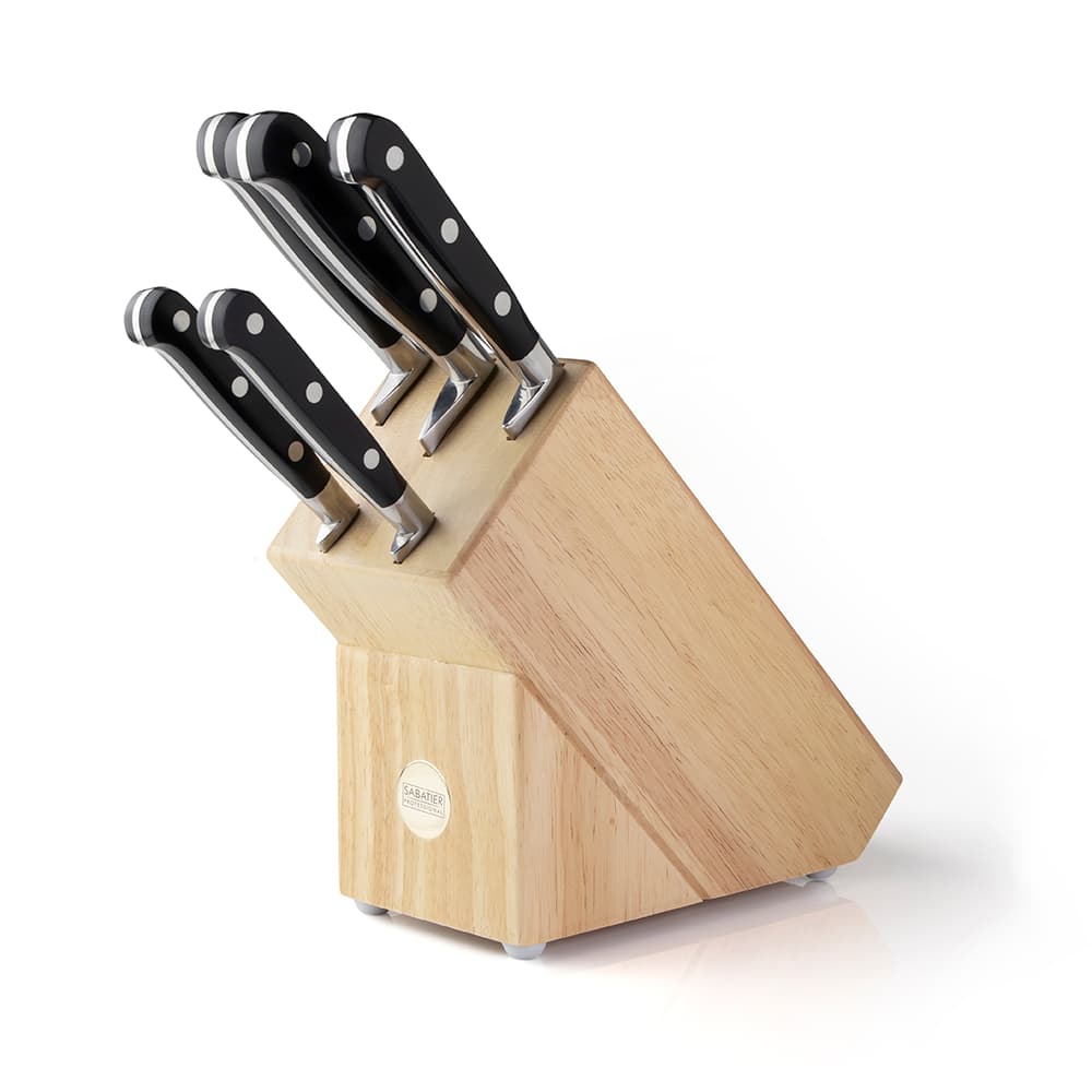 Sabatier Professional 5 Piece Sloping Knife Block (SABST20B12)