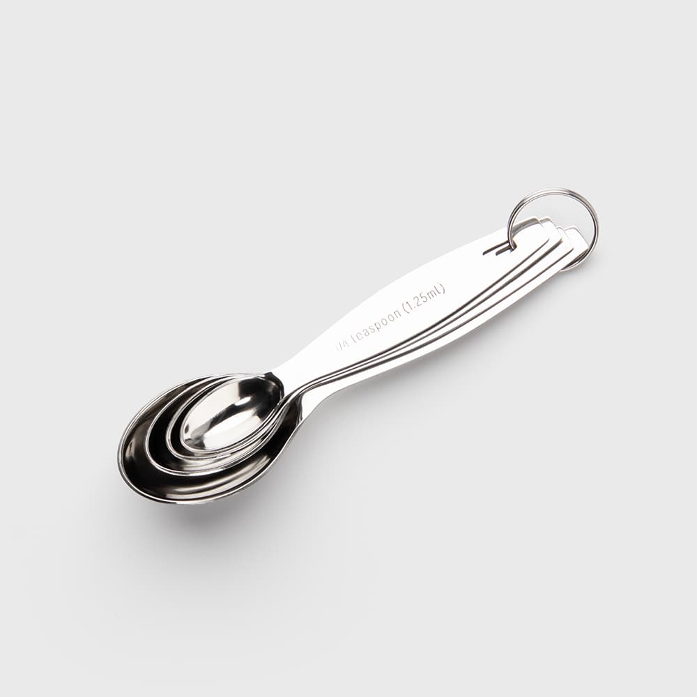 Sabatier Professional Stainless Steel 4 Piece Measuring Spoon Set (SABVMS1)