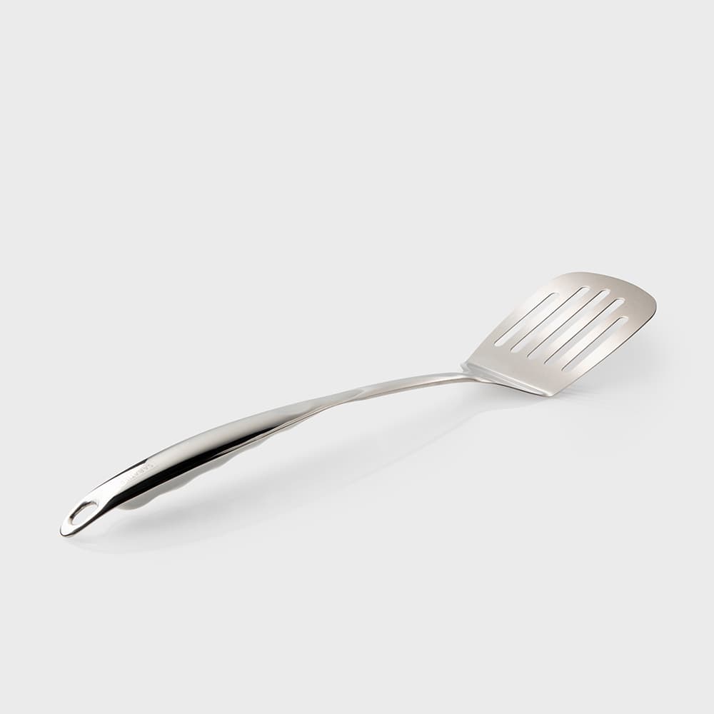 Sabatier Professional Mirror Polished Stainless Steel Slotted Turner (SABYJ35)