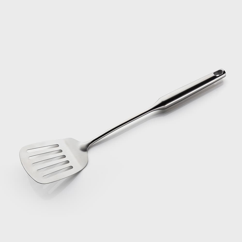 Sabatier Professional Satin Polished Stainless Steel Slotted Turner (SABYJ64)