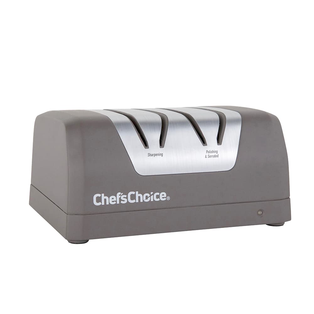 Model DCB220 DC Powered Electric Sharpener with Battery 2 Stage 20° Dizor - Grey with Gift Box