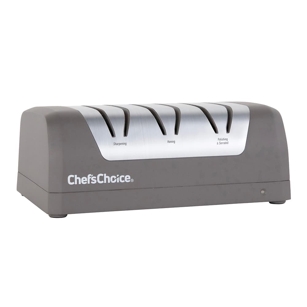 Model DCB320 DC Powered Electric Sharpener with Battery 3 Stage 20° Dizor - Grey with Gift Box
