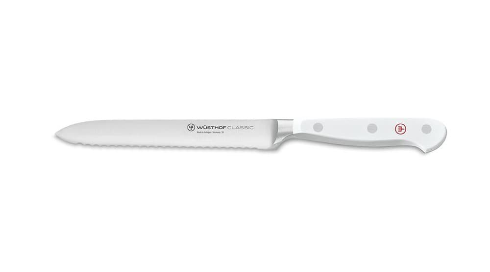 Wüsthof Classic White 14cm Serrated Utility Knife (WT1040201614)