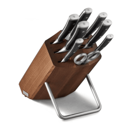 Wüsthof Classic Ikon 9 Piece Knife Block - Beech (WT1090370806)