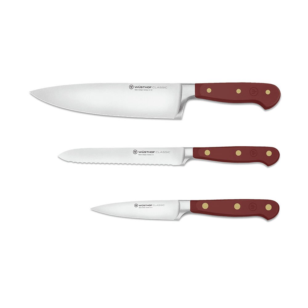 Wüsthof Classic Colour Tasty Sumac 3 Piece Knife Set (WT1311760305)