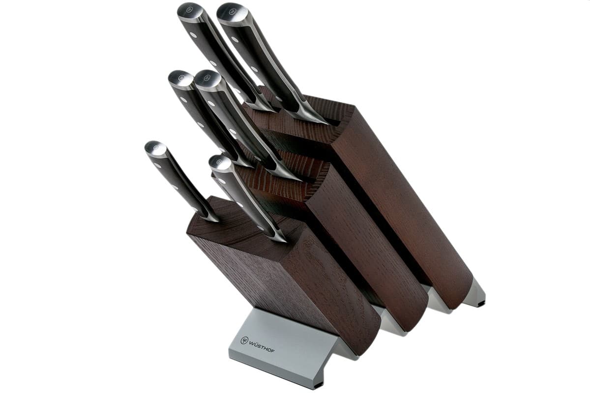 Wüsthof Ikon 6pc Knife Block Brown Ash (WT1090570602)